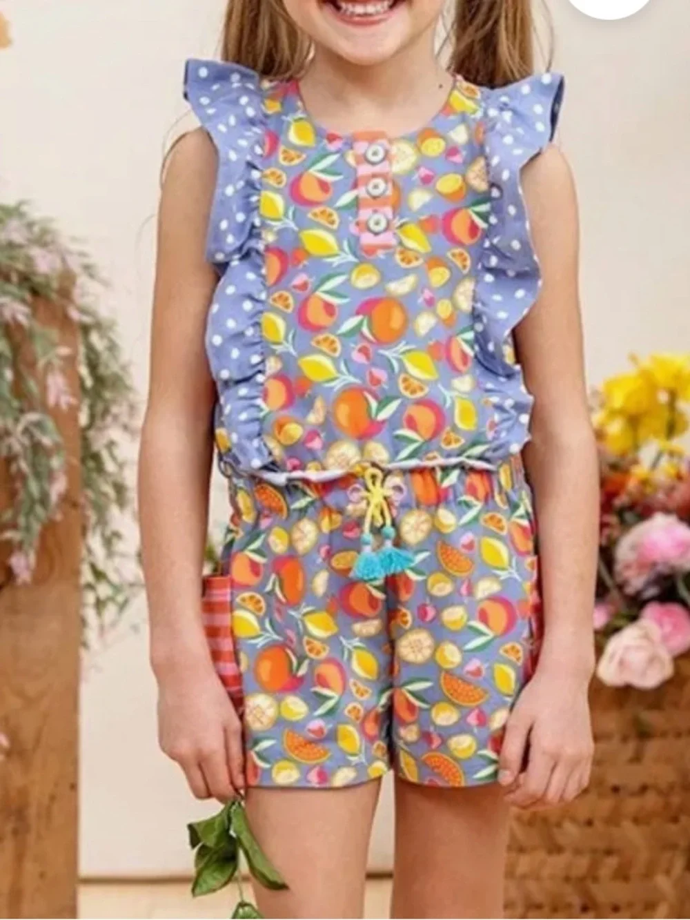 Matilda Jane Tutti Fruity Romper - Size 8